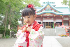 七五三お参り用着物レンタル