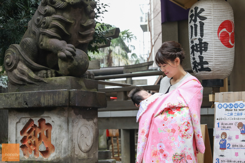 上目黒氷川神社(目黒区)お宮参り