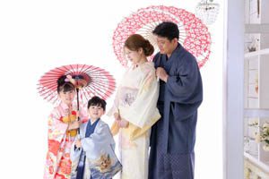 【七五三】 家族で着物をレンタルして撮影する方法をご紹介！【ハピリィフォトスタジオ】