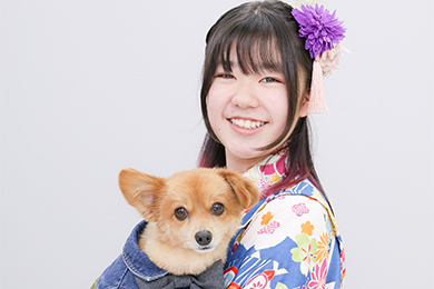 港北センター北店 / 女の子 / 1/2成人式（ハーフ成人式） / ペット撮影