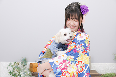 港北センター北店 / 女の子 / 1/2成人式（ハーフ成人式） / ペット撮影